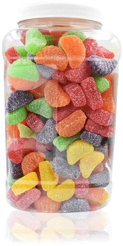 Vista 3 de Sarah's Candy Factory Rebanada de fruta surtida (5 libras en tarro)