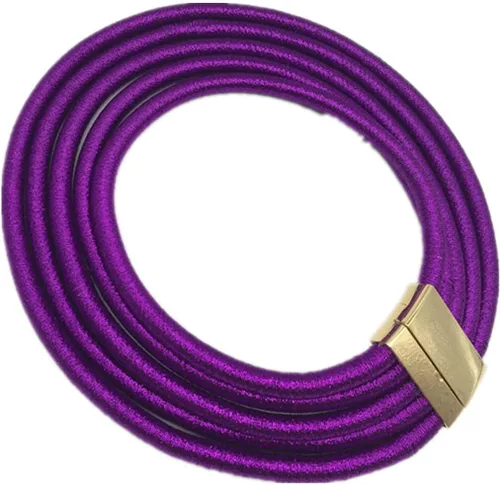 Vista 3 de COLORFUL BLING Collar grueso de múltiples capas tribales africanas tejidas a mano, gargantilla egipcia babero collar gargantilla disfraz fiesta