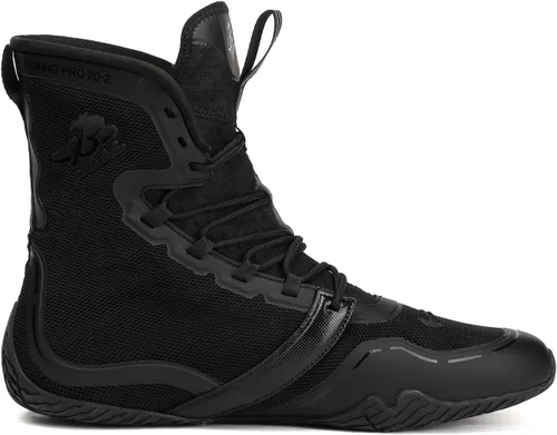 Vista 2 de Boxing Shoes for Men Wrestling Shoe Lightweight Fighting Shoes High Top Fitness Sneakers LS-PRO 20-2
