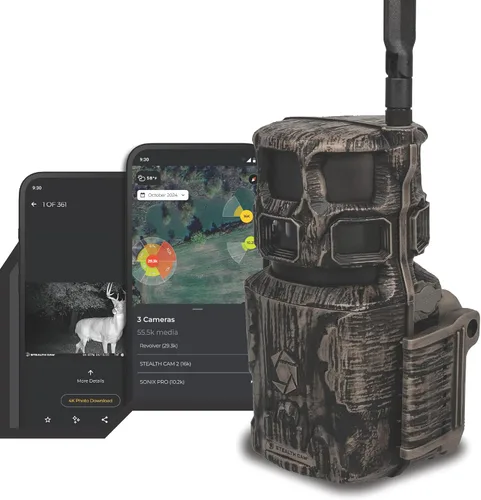 Vista 10 de Stealth Cam Revolver 2.0-360 grados cámara de rastreo celular - Paquete de 2