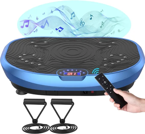 Vista 8 de AXV Vibration Plate Exercise Machine Whole Body Workout Music Vibrate Fitness Platform Lymphatic Drainage Machine for Weight Loss Shaping Toning