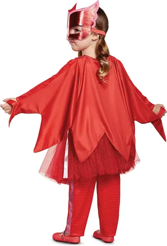 Vista 2 de Owlette Prestige - Disfraz de tutú de pijama, color rojo, talla L (4-6X)