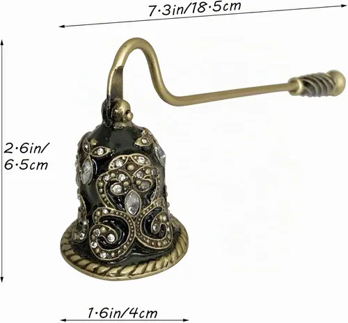 Vista 2 de Apagador de Velas, Extintor de Velas Único, Herramienta de Metal para Velas Decorativas