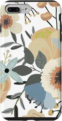Vista 12 de iPhone 16 Boho Wildflower Garden Earth Tone Botanical Floral Pattern Case
