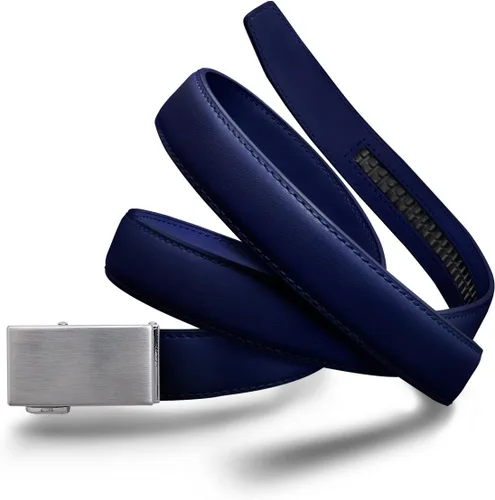 Vista 74 de Mission Belt Cinturón de trinquete de cuero para mujer, colección de cuero de 1.181 in oro/cuero negro