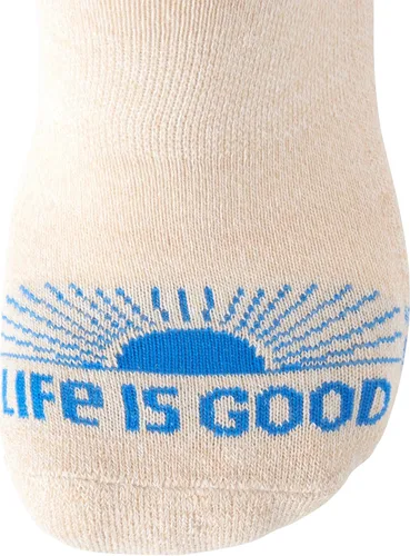 Vista 6 de Life is Good Calcetines deportivos de corte bajo para hombre (6 unidades)