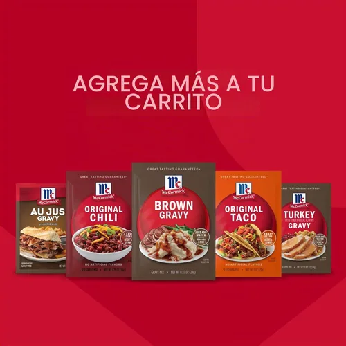 Vista 23 de McCormick - Mezcla de Brown Gravy - Sobre de condimentos, 0.87 onzas, paquete de 24