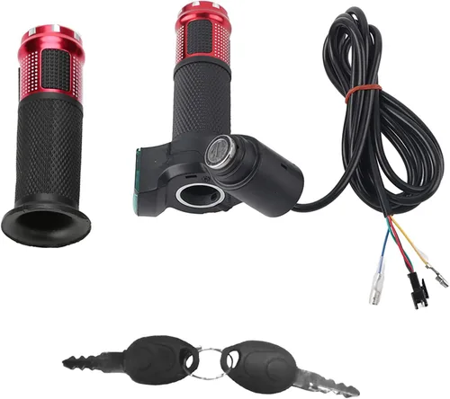 Vista 9 de Yosoo Giro del acelerador, mango de acelerador eléctrico de 12-84 V, reemplazo Mx650, empuñaduras de acelerador para manillar de bicicleta eléctrica