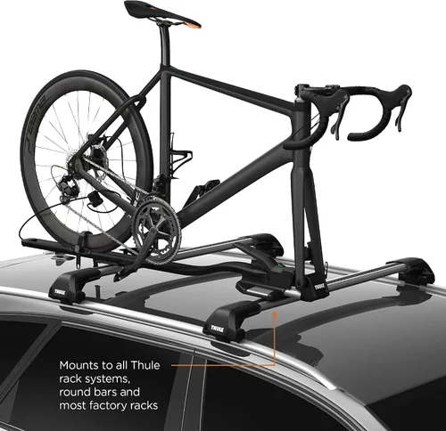 Vista 8 de Thule TopRide - Soporte para bicicleta montado en el techo portabicicletas automotrices