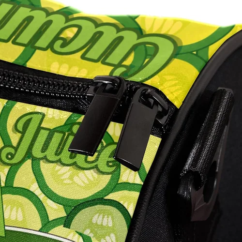Vista 4 de Healthy Green Cucumber Juice Sports Duffel Bag Travel Tote Carry on Weekender Gym Overnight Bag for Men & Women