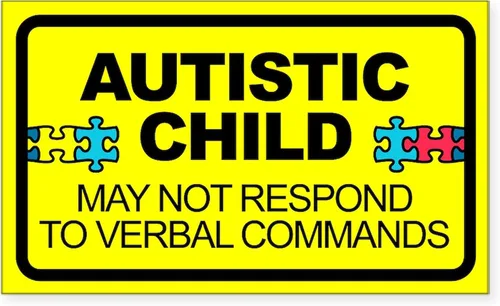 Vista 5 de CafePress Pegatina rectangular de alerta de autismo para parachoques