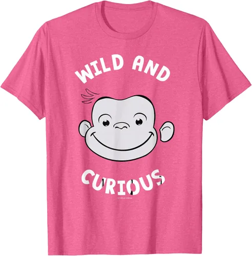 Vista 39 de Curious George Camiseta Big Face Wild and Curious Negro
