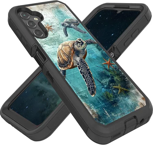Vista 68 de Diseñada para Galaxy A17 5G de 6.7 pulgadas, resistente, resistente y duradera, a prueba de golpes, híbrida de doble capa, funda protectora de doble