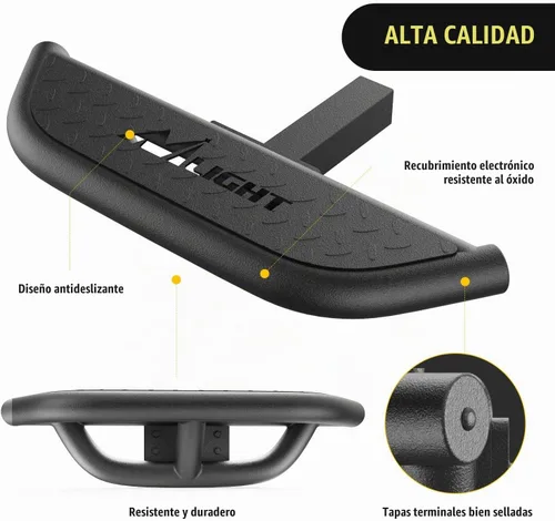 Vista 3 de Nilight Paso de enganche con receptor de enganche de 2 pulgadas, protector de parachoques trasero compatible con automóviles, camiones, vehículos