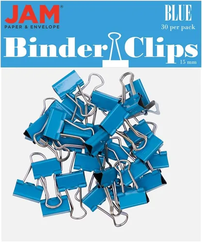Vista 32 de Broches aprietapapeles JAM Paper®, Blanco
