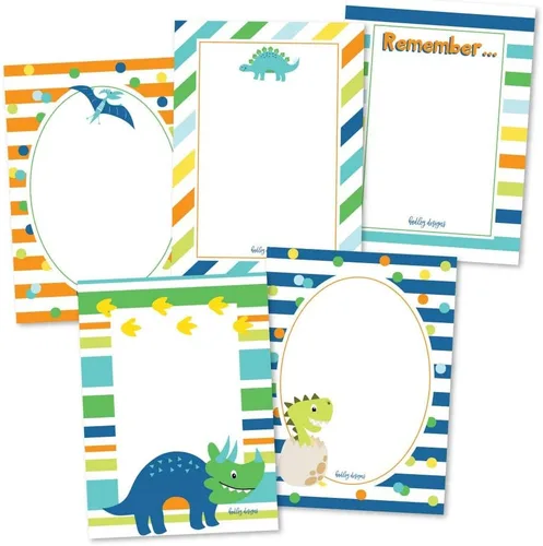 Vista 5 de Notas para la lonchera para niños: 25 notas inspiradoras y motivacionales para niños, tarjetas de almuerzo de dinosaurio con afirmaciones positivas