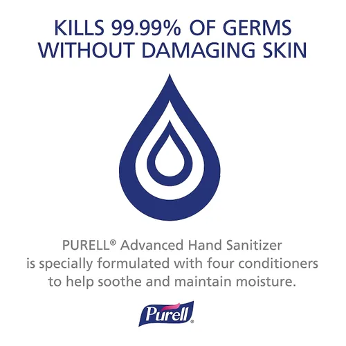 Vista 8 de Purell 965212EA Desinfectante de manos instantáneo avanzado, botella con bomba de 8oz