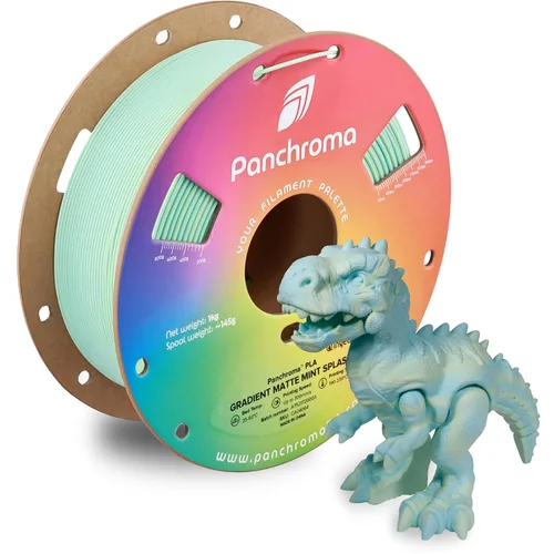 Vista 40 de Polymaker Panchroma - Filamento PLA mate de 0.07 in, 2.2 lbs, madera de Madera mate de doble degradado