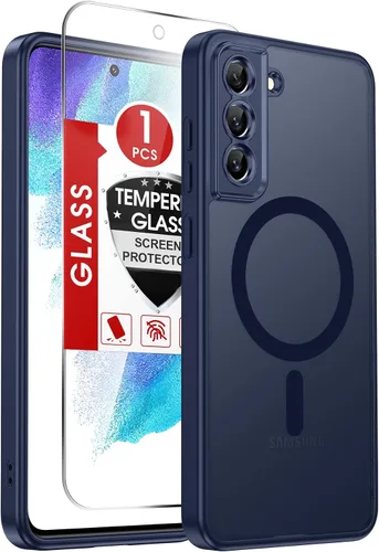 Vista 86 de LeYi Funda para teléfono Samsung-S23: protector de pantalla e imán MagSafe Púrpura