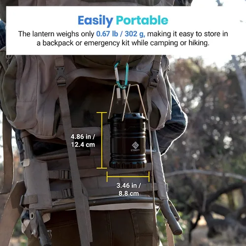 Vista 7 de Energizer Linterna LED Vision PRO, ultra brillante, más de 1000 lúmenes, IPX4 resistente al agua y linterna Etekcity para camping, linterna LED