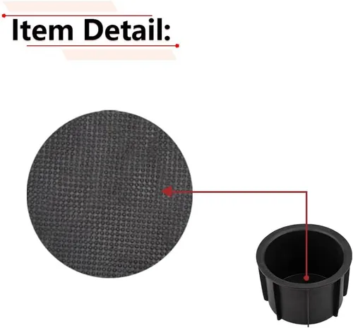 Vista 4 de RLB-HILON Inserto para portavasos compatible con Toyota 4RUNNER 2010-2021, reemplaza al OEM 66991-35030 1 unidad
