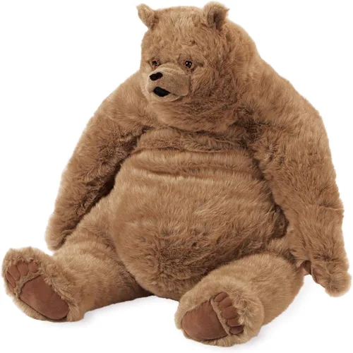 Vista 2 de Manhattan Toy Kodiak Bear Jumbo 40" Huggable Animal de peluche y decoración de habitación de felpa para 4 años en adelante