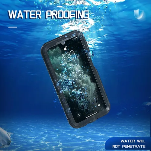 Vista 2 de Hllhunkhe Funda impermeable para Samsung Galaxy A15 5G con protector de pantalla integrado - Resistente cuerpo completo bajo el agua a prueba