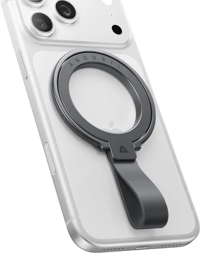 Vista 14 de andobil [2025 Estabilidad Sin Igual] Soporte Magnético para Teléfono con Anillo de Agarre para MagSafe Compatible con Accesorios MagSafe para iPhone