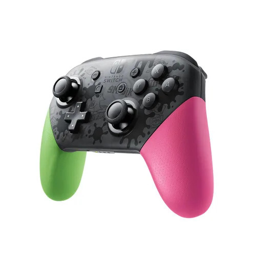 Vista 2 de Nintendo Switch Splatoon 2 Japanese Import Pro Controller [Nintendo]