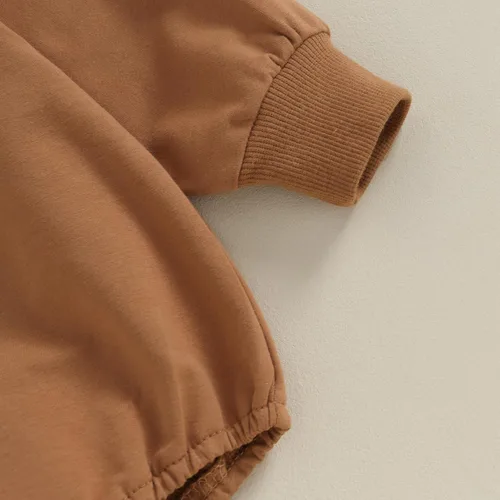 Vista 6 de MERSARIPHY Sudadera de fútbol para bebé, traje de manga larga con letras divertidas, ropa de otoño e invierno