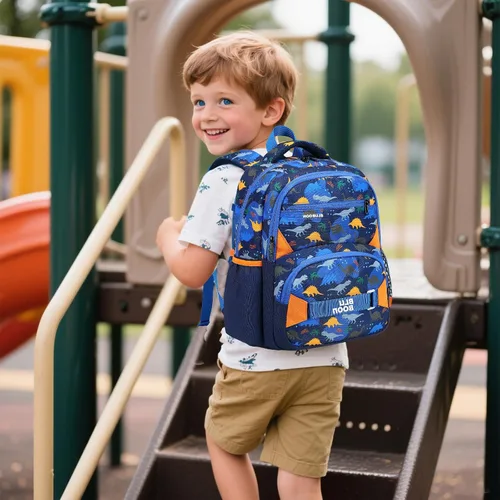 Vista 2 de Mochila preescolar para niños y niñas, bolsas escolares para niños y niñas, bolsas escolares para jardín de infantes