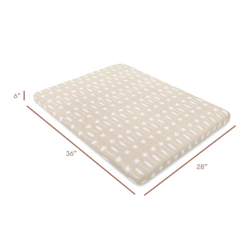 Vista 3 de Babyletto Sábanas para cuna de 100% algodón orgánico para todas las etapas, con certificado GOTS, ajustables 360°, muselina ultra suave