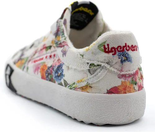 Vista 2 de Tigerbear Taurus - Zapatos de lona para mujeres y hombres, tenis florales de moda, tenis con cordones, zapatos de diseño ecológicos