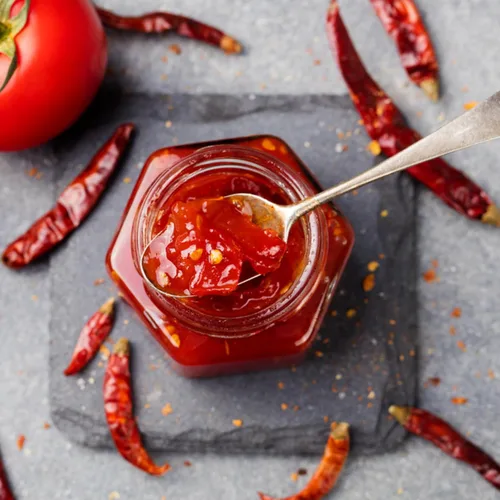 Vista 8 de Sanniti Red Passion Salsa de chile calabriano, 10.9 oz