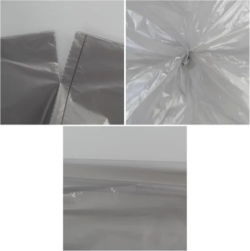Vista 3 de Morcte Bolsas de basura de 18 galones, bolsa de basura gris, 100