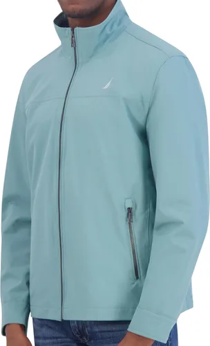 Vista 2 de Nautica - Chaqueta bomber de golf para hombre, ligera, con cremallera completa, cortavientos, atlética, para exterior Ártico Ártico