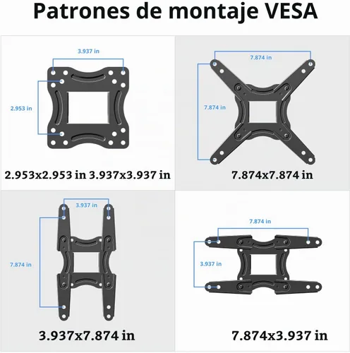 Vista 8 de Suptek - Soporte de pared para monitor de TV de movimiento completo para la mayoría de televisores y monitores de pantalla plana LED LCD de 13 a 43