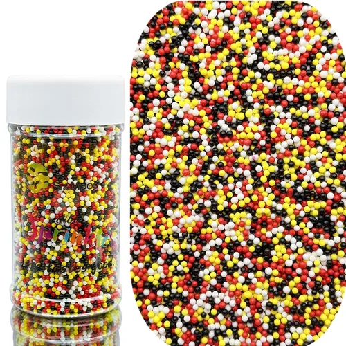 Vista 11 de SE Si&Moos Pink Nonpareil Sprinkles - Mini perlas comestibles de 0.079 in Rosa bebé