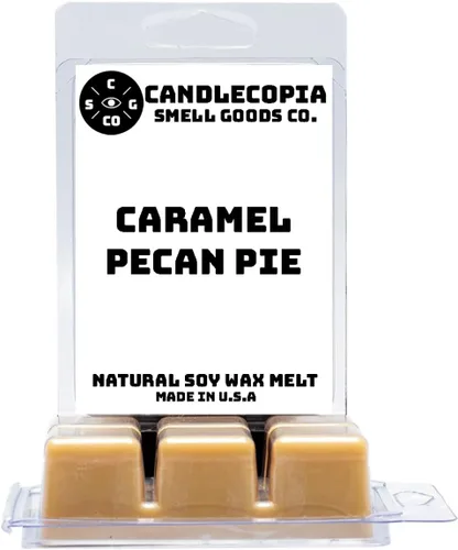 Vista 24 de Apple Maple Bourbon - Cera vegana vertida a mano fuertemente perfumada, 12 cubos de cera perfumada, 6.4 onzas en 2 paquetes de 6