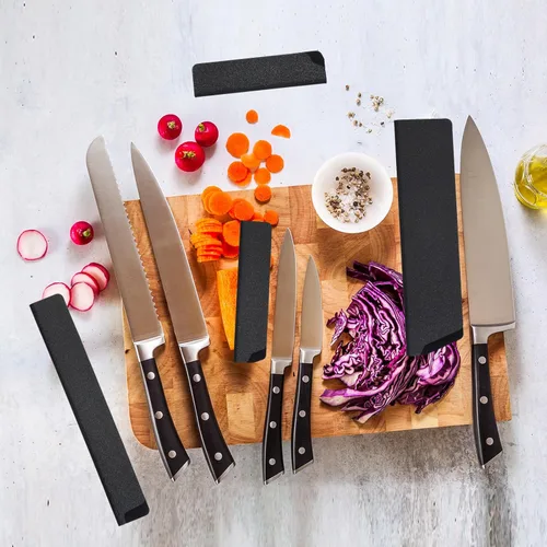 Vista 7 de PATIKIL Funda de plástico ABS para cuchillo de pelar de 3.5 pulgadas, protector de filo de cuchillos, funda universal para cuchillo para cocina
