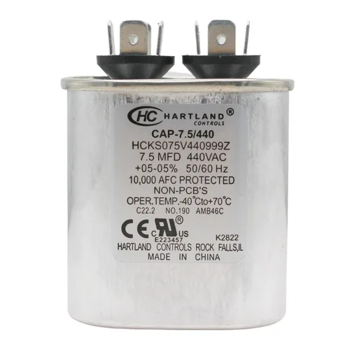 Vista 14 de HVAC Genius - Condensador de 5 condensadores MFD de 370 o 440 VCA 5uf de funcionamiento ovalado para motor de ventilador, condensador de soplador