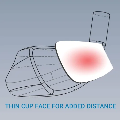 Vista 4 de Orlimar Stratos Hybrid-Iron - Juego de palos de golf para mujer (4-SW), grafito con eje flexible