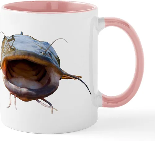 Vista 30 de CafePress Bigmouth Flathead - Taza de café de cerámica (11.0 fl oz)