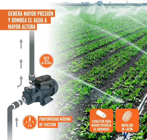 Vista 5 de Bomba periférica agua eléctrica 1/2 HP
