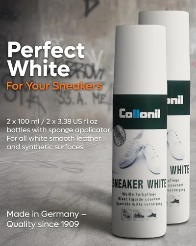 Vista 2 de Sneaker White by Collonil Limpiador de zapatos blanco Esponja integrada en crema líquida