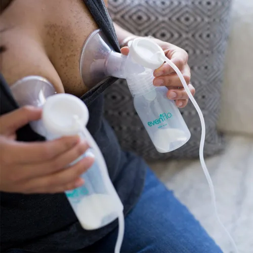 Vista 5 de Evenflo Feeding Sistema de brida AdvancedFit de 2 piezas con acceso a video instructivo, XS, 0.827 in (paquete de 2)