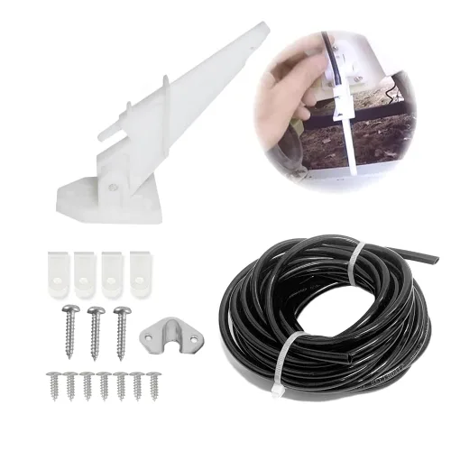 Vista 6 de Kit de velocímetro Pitot para barco marino, montaje automático de tubo de elevación hasta 80 MPH (velocímetro Pitot)