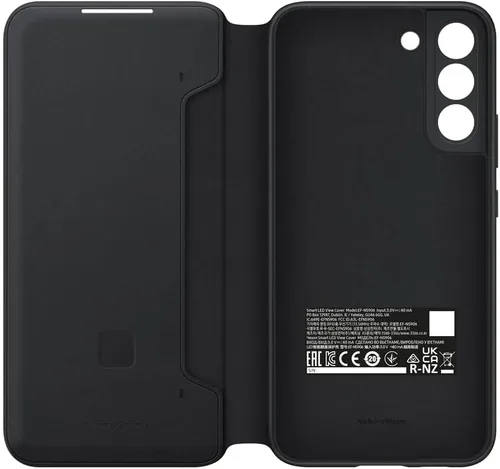 Vista 3 de Samsung Funda protectora para teléfono Galaxy S22+ LED, control de grifo, bolsillo para tarjetas, personalizable, a prueba de golpes, versión