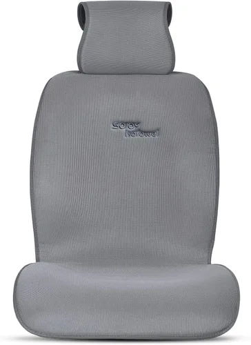 Vista 9 de IsoTowel Funda para Asiento Delantero de Automóvil - Protector de Asiento de Automóvil de Microfibra Absorbe Sudor - Secado Rápido Antideslizante