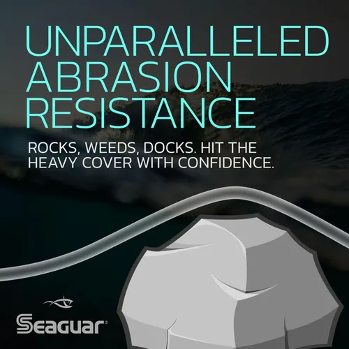 Vista 4 de Seaguar Red Label Línea de Pesca para Carnadas Potentes y Aplicaciones de Servicio Pesado, Agua Dulce, 100% Fluorocarbono, Transparente, Múltiples